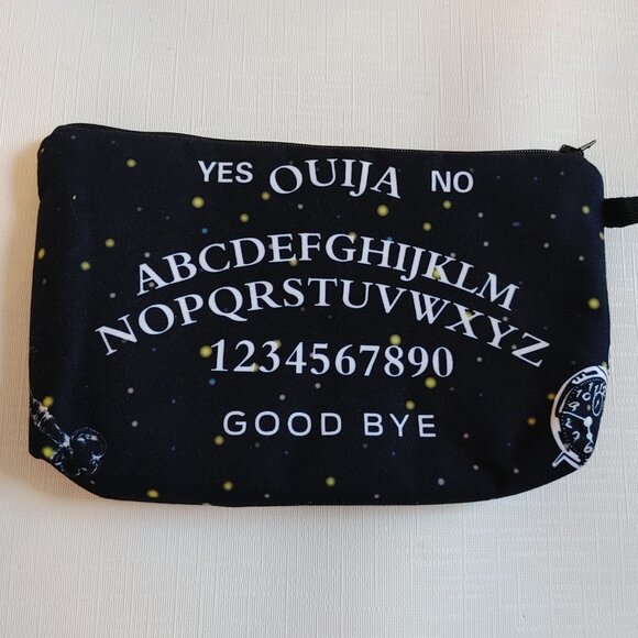 Ouija Board Pouch Purse Halloween cosmetic case Mysterious - Picture 2 of 3